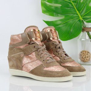 Michael Kors Rose Gold Sneakers 